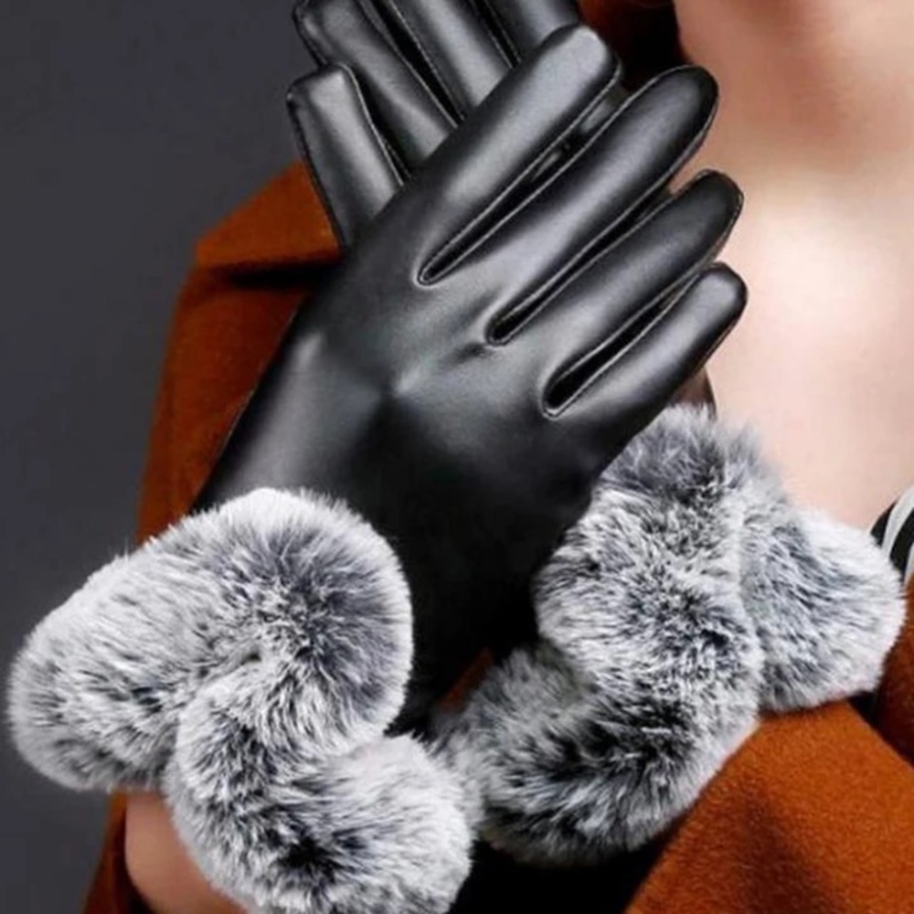 Brand New Faux Leather Touchscreen Gloves - Picture 3 of 5